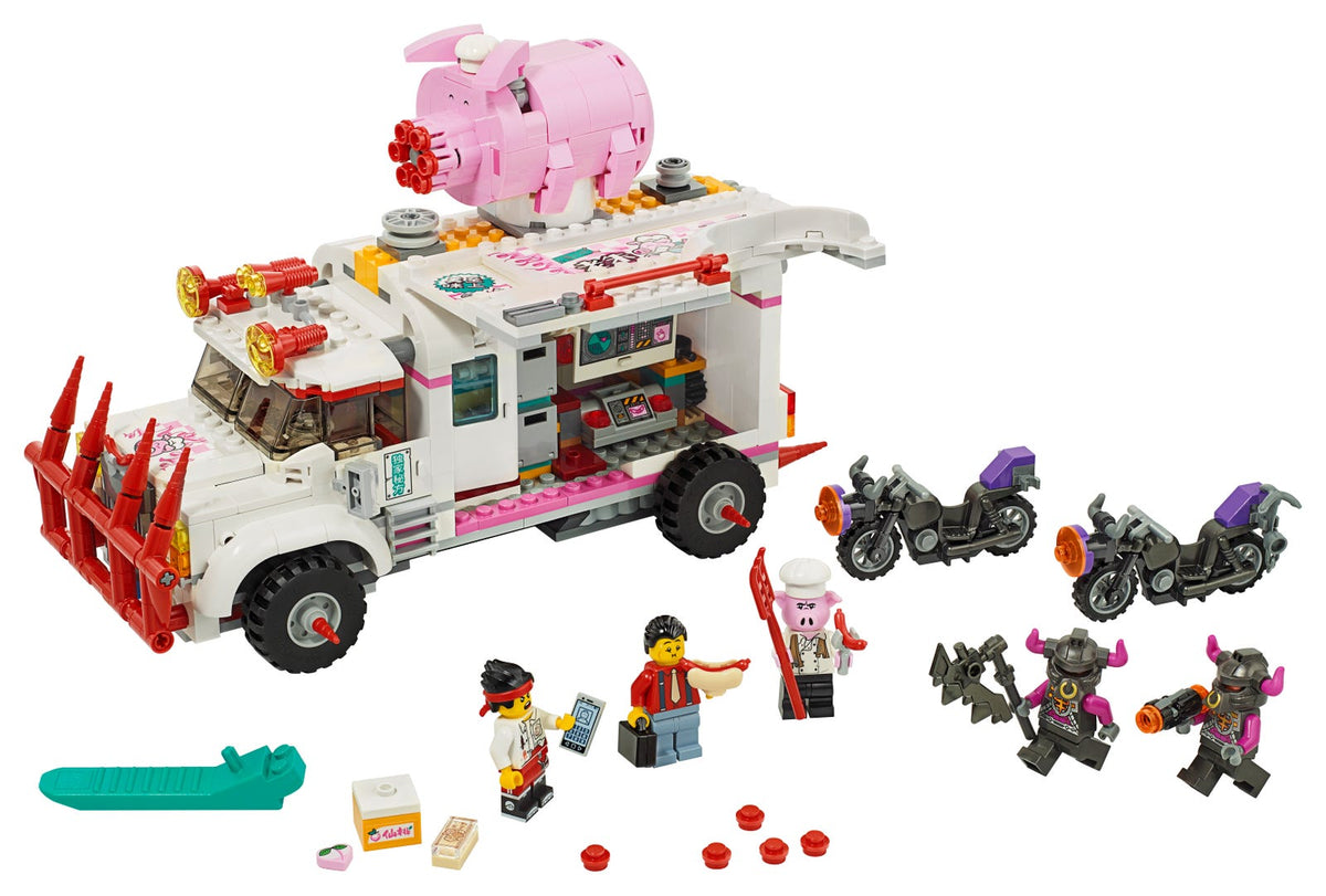 80009 Pigsy's Food Truck (Retired) LEGO Monkie Kid product image 2, provided for visual reference and product detail review