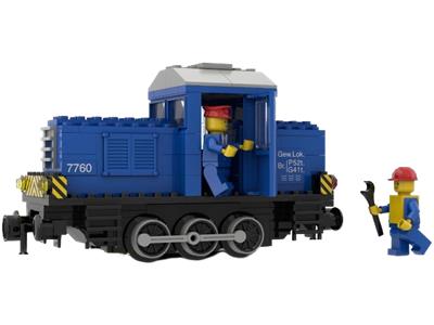 7760 Diesel Shunter Locomotive (Retired) LEGO Trains product image 1, provided for visual reference and product detail review