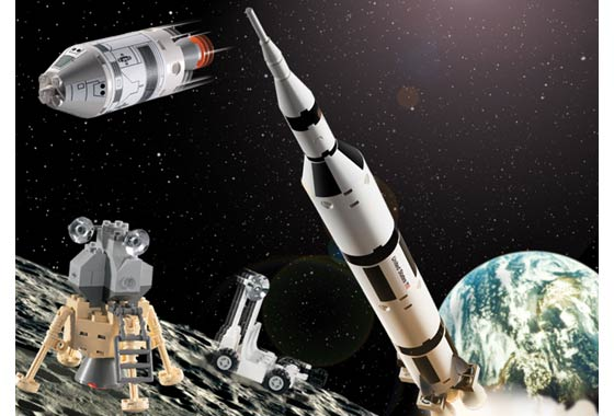 7468 Saturn V Moon Mission (Retired) LEGO Discovery product image 2, provided for visual reference and product detail review