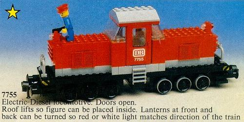 7755 Diesel Heavy Shunting Locomotive (Retired) LEGO Trains product image 2, provided for visual reference and product