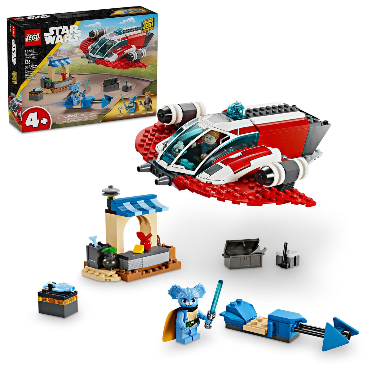75384 The Crimson Firehawk (Retired) LEGO Star Wars product image 1, provided for visual reference and product detail review