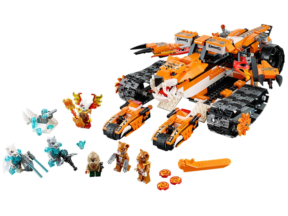 70224 Tiger's Mobile Command (Retired) LEGO Legends of Chima product image 2, provided for visual reference and product