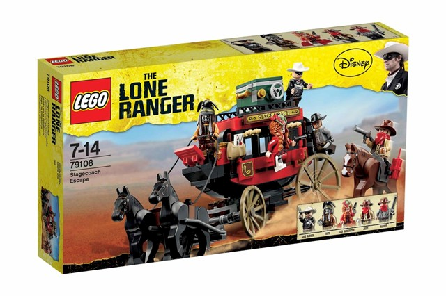 79108 Stagecoach Escape (Retired) LEGO The Lone Ranger product image 1, provided for visual reference and product detail
