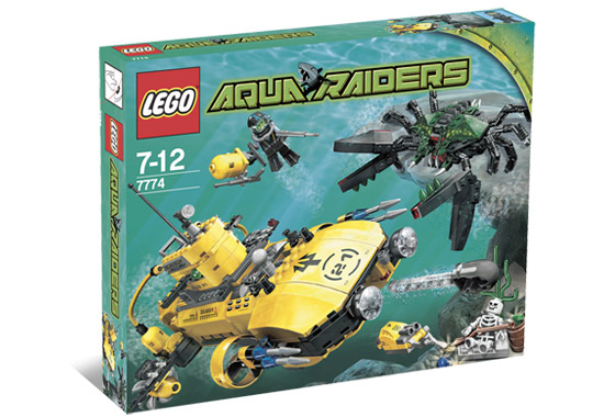7774 Crab Crusher (Retired) LEGO Aquazone product image 1, provided for visual reference and product detail review