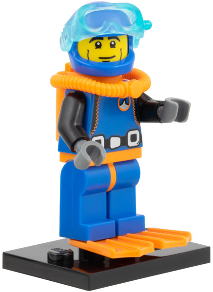 Deep Sea Diver - Series 1 Collectible Minifigure (col1-15) product image 2, provided for visual reference and product detail