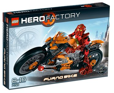 7158 Furno Bike (Retired) LEGO HERO Factory product image 1, provided for visual reference and product detail review