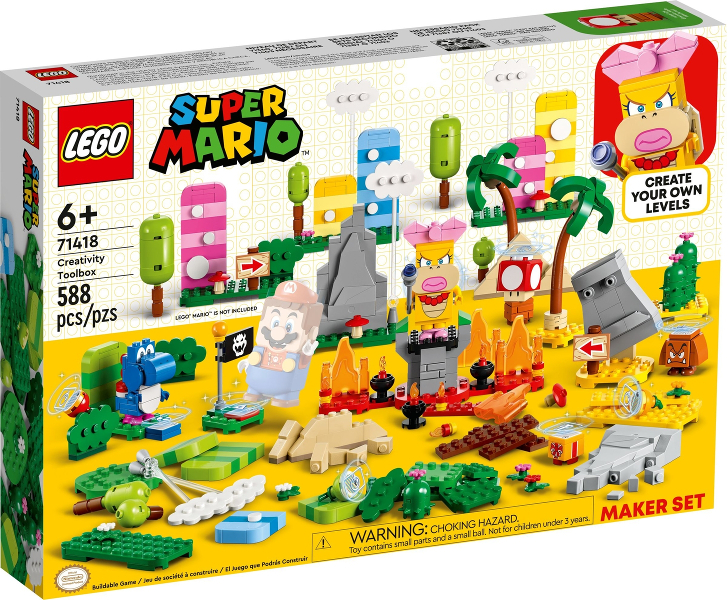 71418 Creativity Toolbox - Maker Set (Retired) LEGO Super Mario product image 1, provided for visual reference and product
