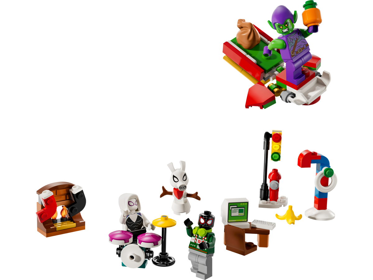 76293 Spider-Man Advent Calendar (2024) (Retired) LEGO Marvel product image 2, provided for visual reference and product