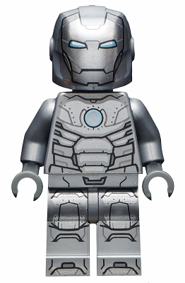 Iron Man - Mark 2 Armor, Trans-Clear Head (sh0667) product image 1, provided for visual reference and product detail review