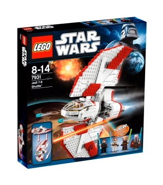 7931 T-6 Jedi Shuttle (Retired) LEGO Star Wars product image 1, provided for visual reference and product detail review