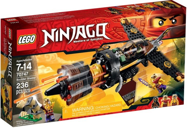 70747 Boulder Blaster (Retired) LEGO Ninjago product image 1, provided for visual reference and product detail review