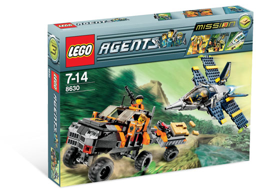 8630 Gold Hunt (Retired) LEGO Agents product image 1, provided for visual reference and product detail review