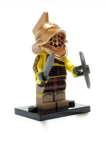 Gladiator - Series 5 Collectible Minifigure (col05-2) product image 2, provided for visual reference and product detail