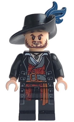 Hector Barbossa - Black Coat (poc004) product image 1, provided for visual reference and product detail review