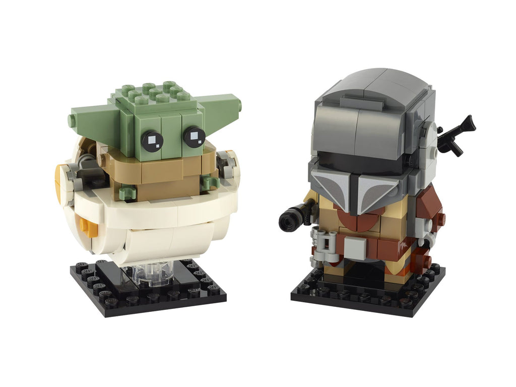 75317 The Mandalorian & The Child (Retired) LEGO BrickHeadz product image 2, provided for visual reference and product