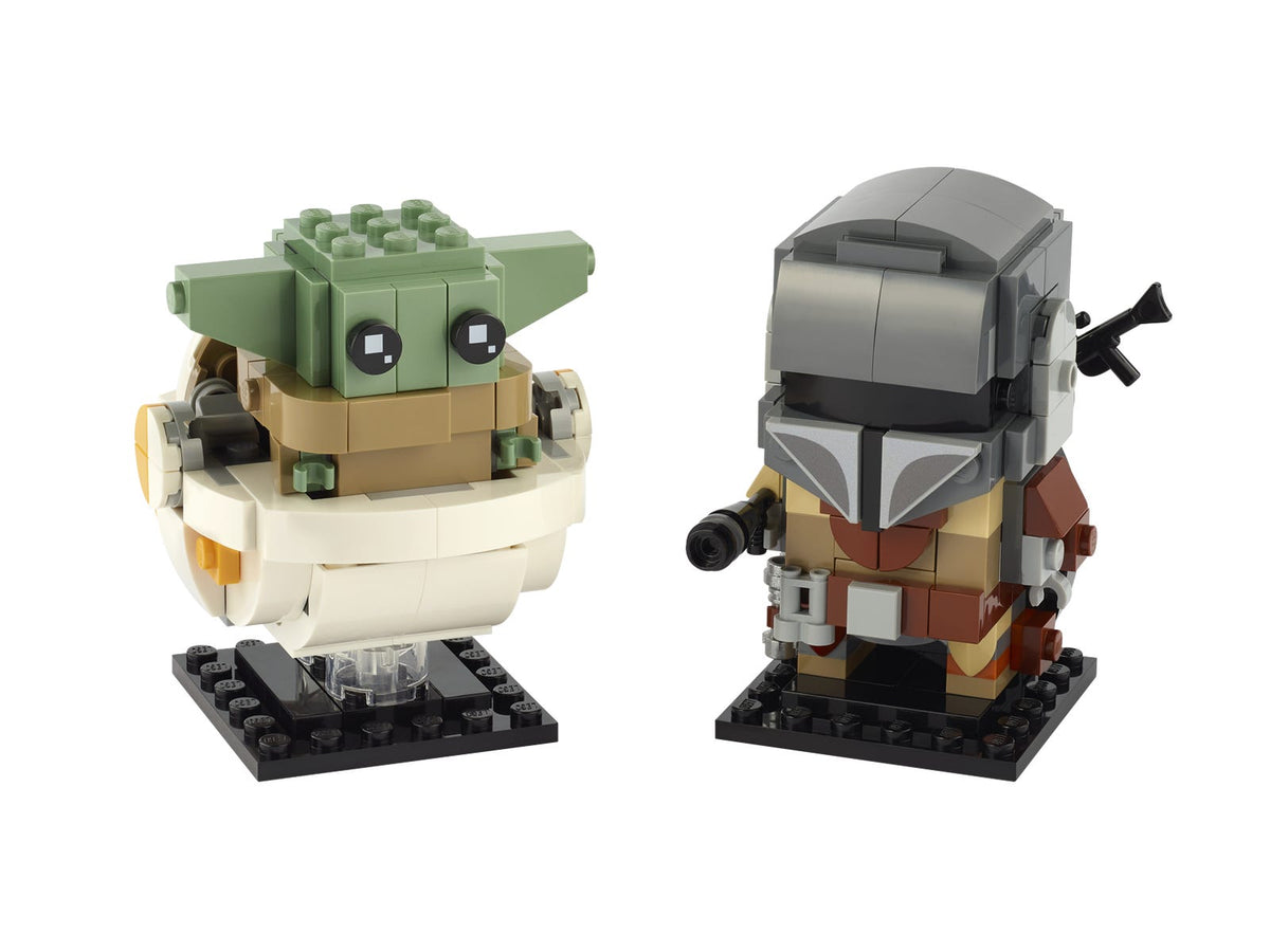 75317 The Mandalorian & The Child (Retired) LEGO BrickHeadz product image 2, provided for visual reference and product