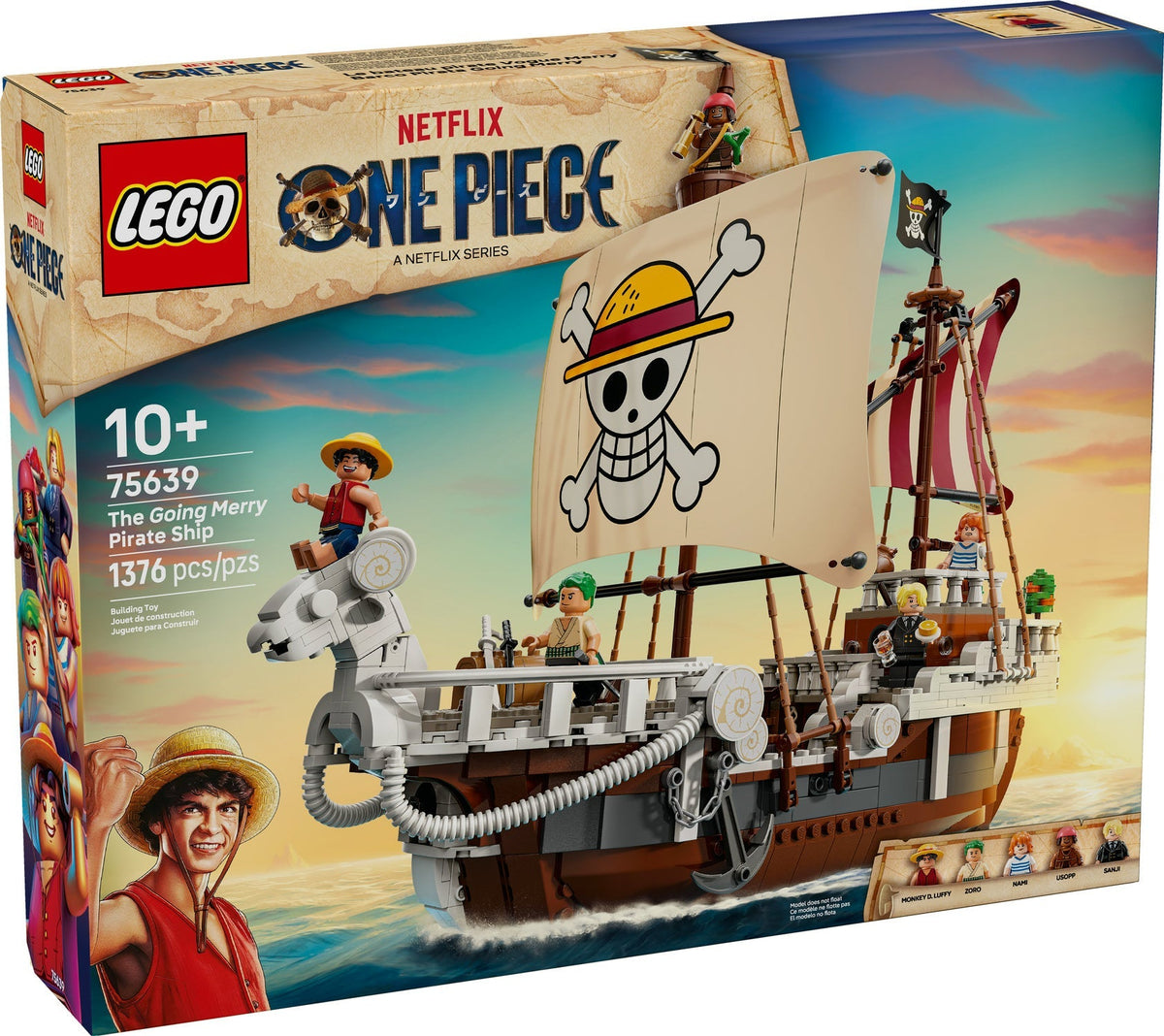 75639 The Going Merry Pirate Ship (Retired) LEGO One Piece product image 1, provided for visual reference and product detail