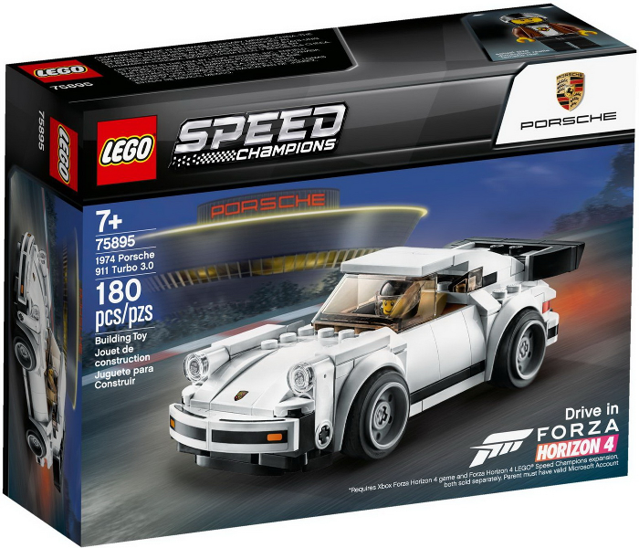 75895 1974 Porsche 911 Turbo 3.0 (Retired) LEGO Speed Champions product image 1, provided for visual reference and product