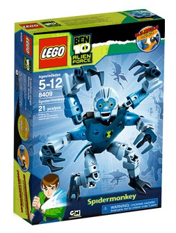 8409 Spidermonkey (Retired) LEGO Ben 10 Alien Force product image 1, provided for visual reference and product detail review