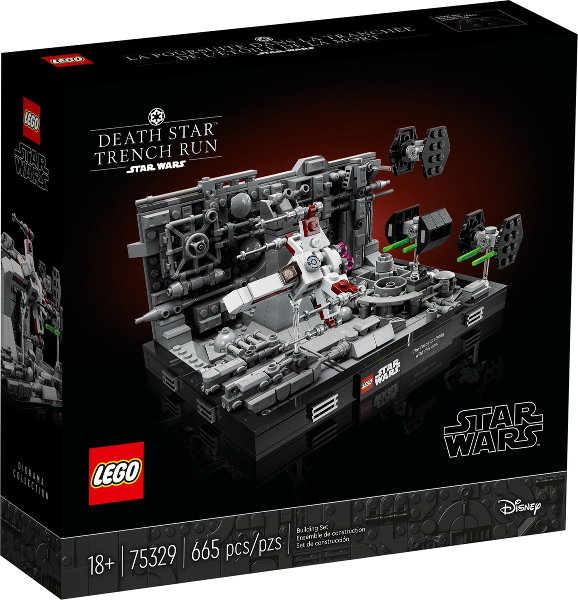 75329 Death Star Trench Run Diorama (Retired) LEGO Star Wars product image 1, provided for visual reference and product