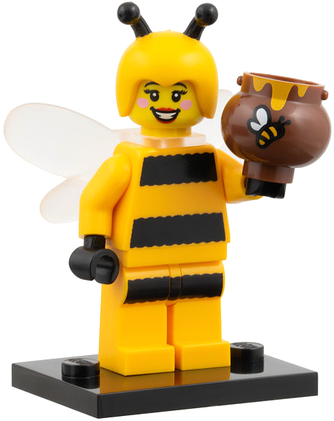 Bumblebee Girl - Series 10 Collectible Minifigure (col10-7) product image 2, provided for visual reference and product