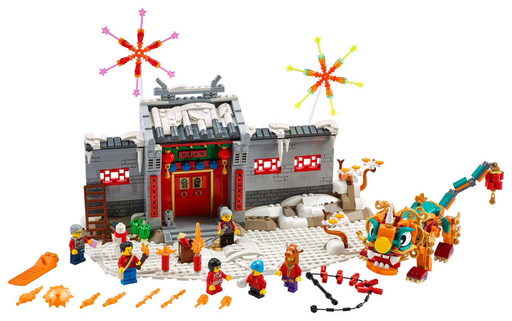 80106 Story of Nian (Retired) LEGO Seasonal product image 2, provided for visual reference and product detail review