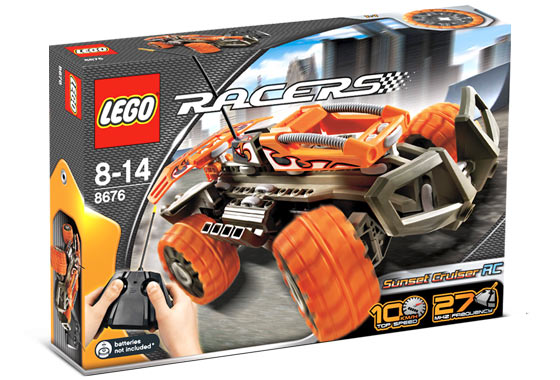 8676 Sunset Cruiser (Retired) LEGO Racers product image 1, provided for visual reference and product detail review