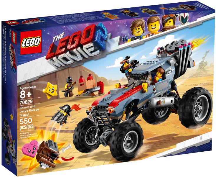 70829 Emmet and Lucy's Escape Buggy! (Retired) LEGO The LEGO Movie 2 product image 1, provided for visual reference and