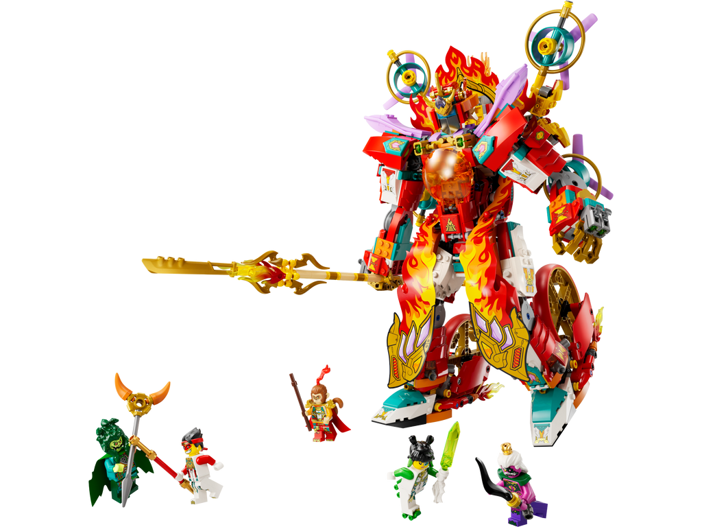 80057 Nezha's Ring of Fire Mech (Retired) LEGO Monkie Kid product image 2, provided for visual reference and product detail
