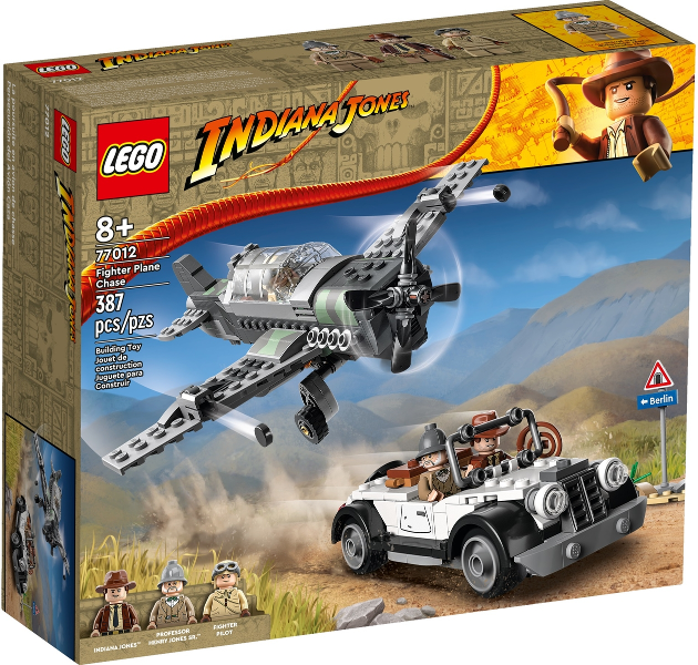 77012 Fighter Plane Chase (Retired) LEGO Indiana Jones product image 1, provided for visual reference and product detail