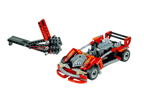 8650 Furious Slammer Racer (Retired) LEGO Racers product image 2, provided for visual reference and product detail review