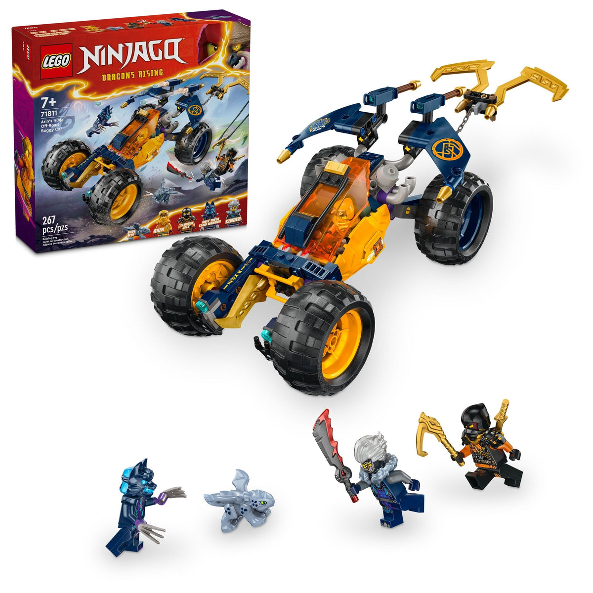 71811 Arin's Ninja Off-Road Buggy Car (Retired) LEGO Ninjago product image 1, provided for visual reference and product