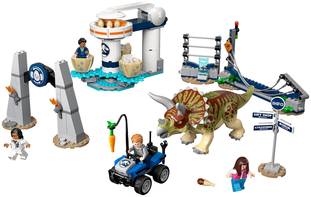 75937 Triceratops Rampage (Retired) LEGO Jurassic World product image 2, provided for visual reference and product detail