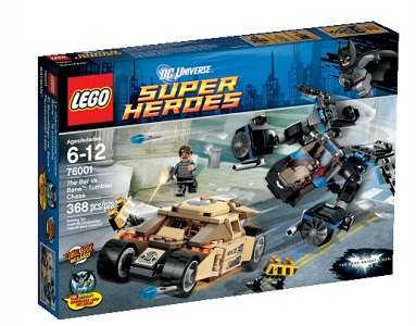 76001 The Bat vs. Bane: Tumbler Chase (Retired) LEGO Super Heroes product image 1, provided for visual reference and product