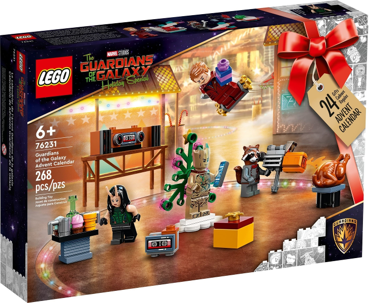 76231 Guardians of the Galaxy Advent Calendar (2022) (Retired) LEGO Marvel product image 1, provided for visual reference