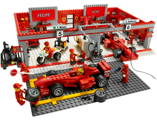 8144 Ferrari 248 F1 Team (Michael Schumacher Edition) (Retired) LEGO Racers product image 2, provided for visual reference