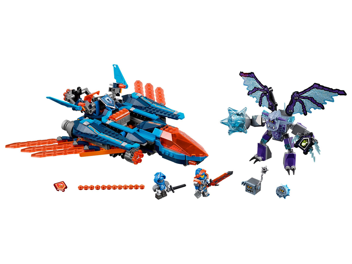 70351 Clay's Falcon Fighter Blaster (Retired) LEGO Nexo Knights product image 2, provided for visual reference and product