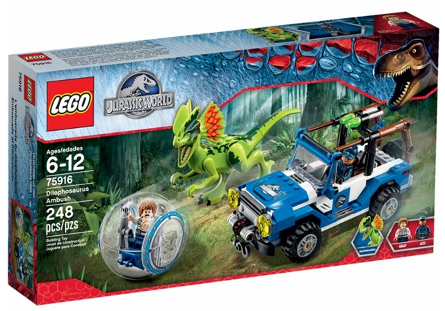 75916 Dilophosaurus Ambush (Retired) LEGO Jurassic World product image 1, provided for visual reference and product detail