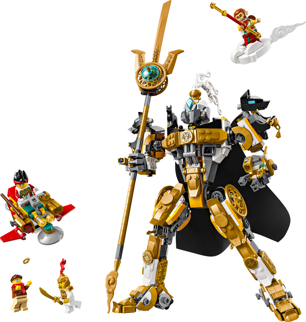 80065 Erlang's Celestial Mech (Retired) LEGO Monkie Kid product image 2, provided for visual reference and product detail
