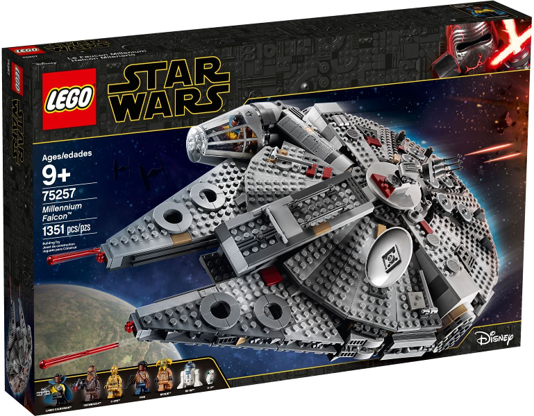75257 Millennium Falcon (Retired) LEGO Star Wars product image 1, provided for visual reference and product detail review