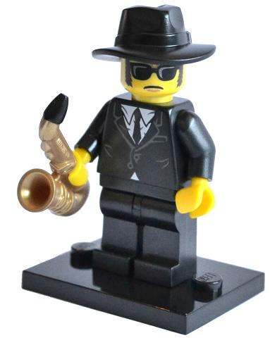 Saxophone Player - Series 11 Collectible Minifigure (col11-12) product image 2, provided for visual reference and product