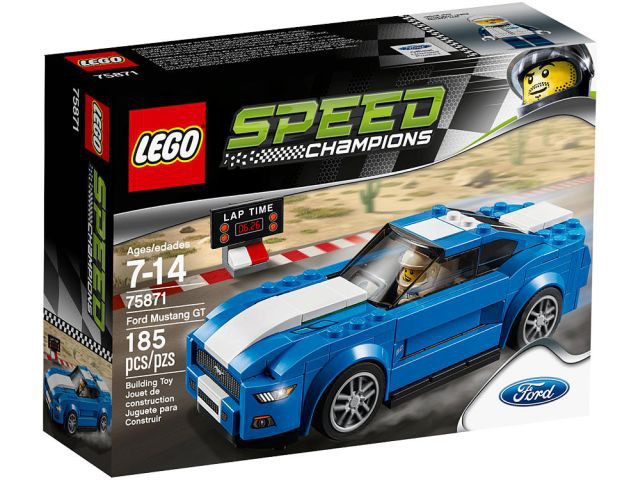 75871 Ford Mustang GT (Retired) LEGO Speed Champions product image 1, provided for visual reference and product detail review