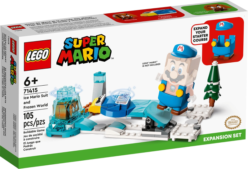 71415 Ice Mario Suit and Frozen World - Expansion Set (Retired) LEGO Super Mario product image 1, provided for visual