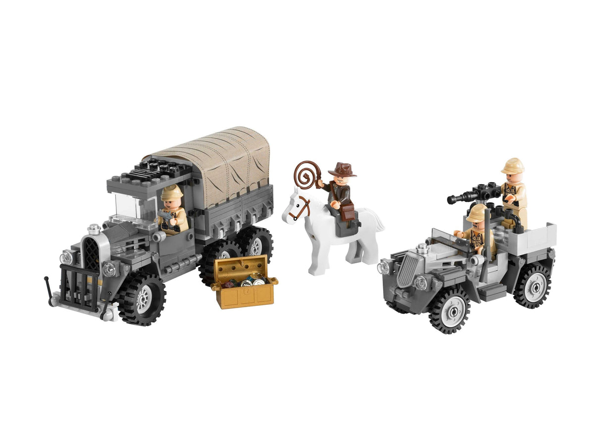 7622 Race for the Stolen Treasure (Retired) LEGO Indiana Jones product image 2, provided for visual reference and product