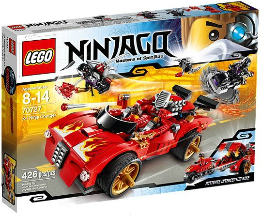 70727 X-1 Ninja Charger (Retired) LEGO Ninjago product image 1, provided for visual reference and product detail review