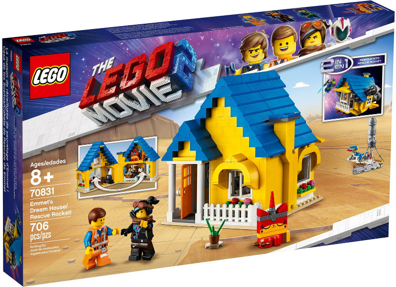 70831 Emmet's Dream House/Rescue Rocket! (Retired) LEGO The LEGO Movie 2 product image 1, provided for visual reference and