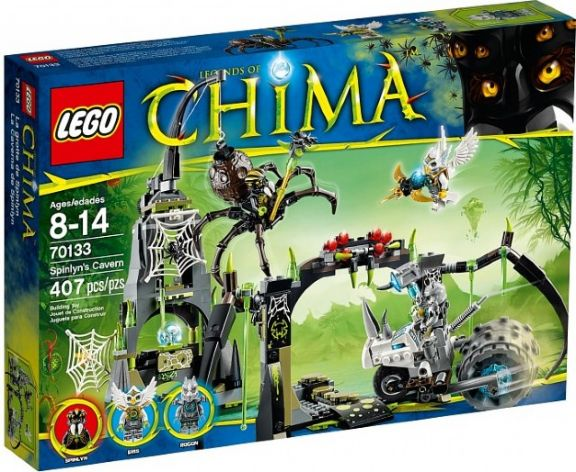 70133 Spinlyn's Cavern (Retired) LEGO Legends of Chima product image 1, provided for visual reference and product detail