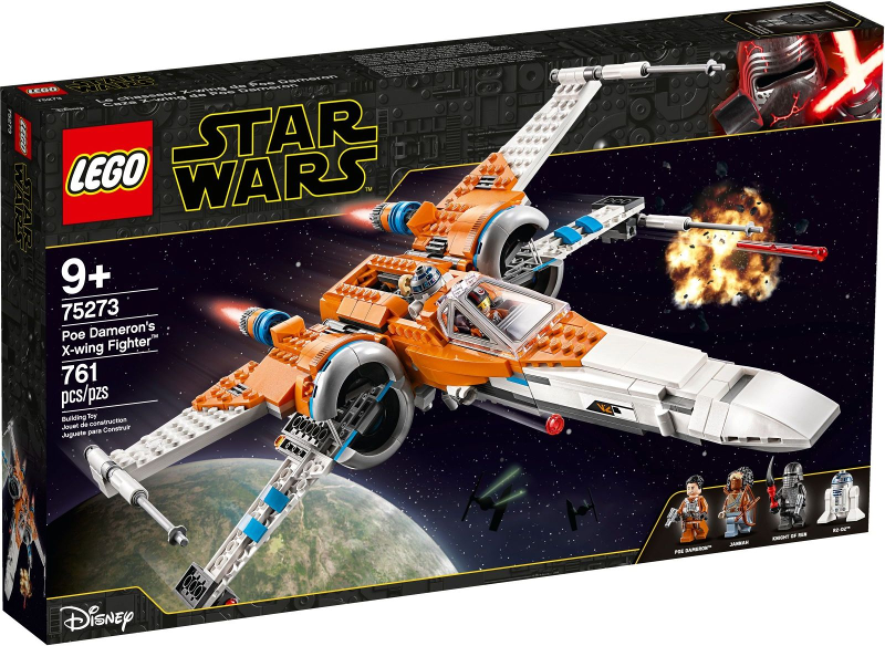 75273 Poe Dameron's X-Wing Fighter (Retired) LEGO Star Wars product image 1, provided for visual reference and product