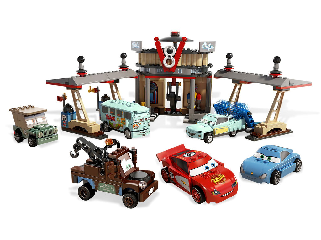 8487 Flo's V8 Cafe (Retired) LEGO Cars product image 2, provided for visual reference and product detail review