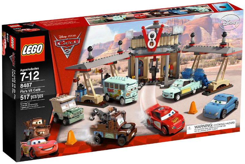 8487 Flo's V8 Cafe (Retired) LEGO Cars product image 1, provided for visual reference and product detail review